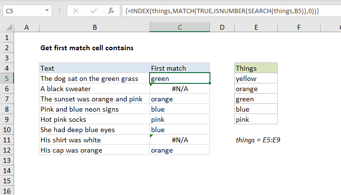 identifying-matches-in-excel